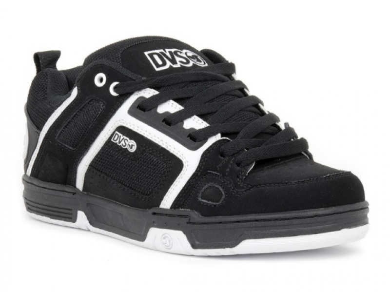 Chaussure Skate DVS COMANCHE Noir Blanche Homme | FZDA-99926157