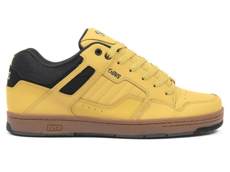 Chaussure Skate DVS ENDURO 125 Marron Jaune Homme | ZCPB-63880211