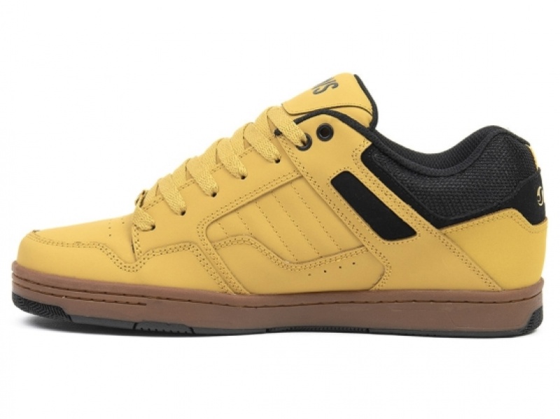 Chaussure Skate DVS ENDURO 125 Marron Jaune Homme | ZCPB-63880211