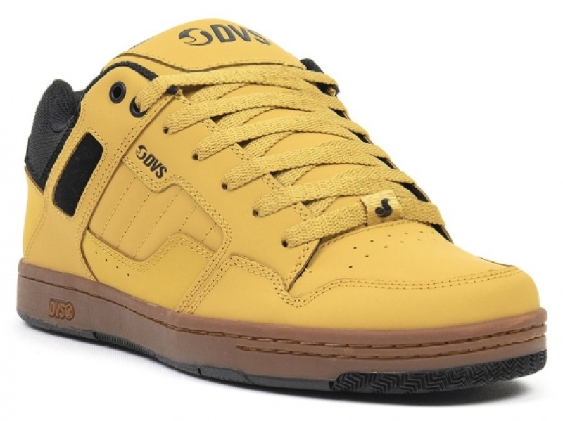 Chaussure Skate DVS ENDURO 125 Marron Jaune Homme | ZCPB-63880211