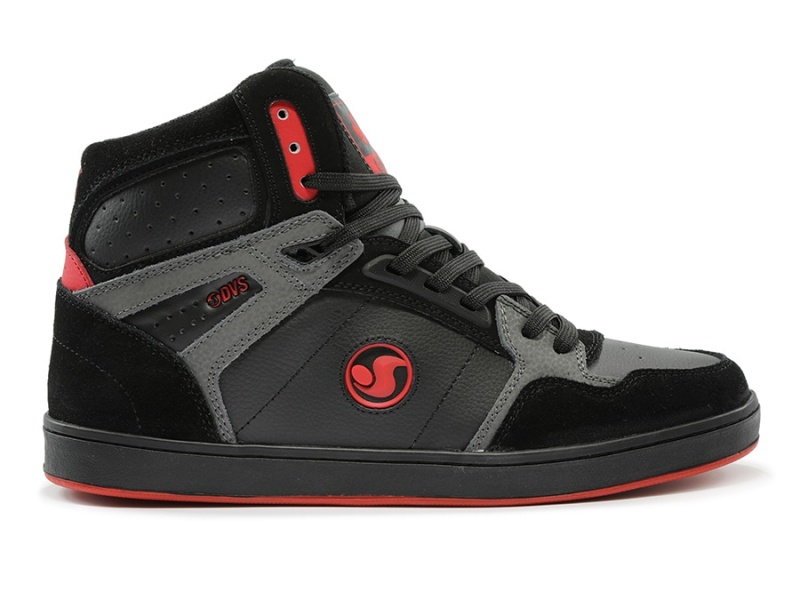 Chaussure Skate DVS HONCHO Noir Grise Foncé Rouge Homme | NTRD-18003249