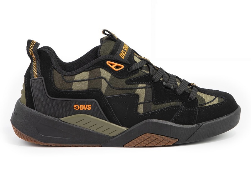 Chaussure Skate DVS DEVIOUS Noir Camouflage Homme | WBQZ-61823244