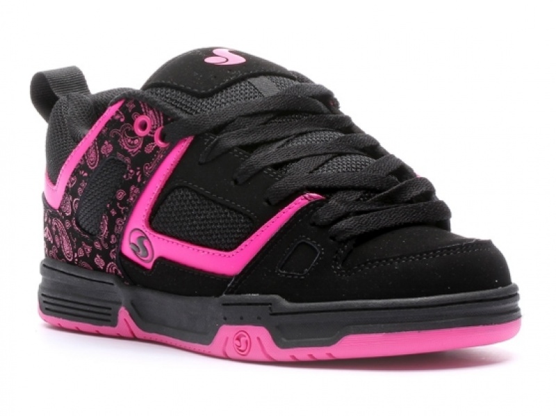 Chaussure Skate DVS GAMBOL Noir Rose Femme | AJNM-13103187