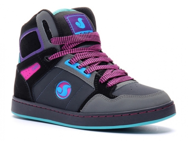 Bottes DVS HONCHO Grise Rose Bleu Femme | SZJN-67577212